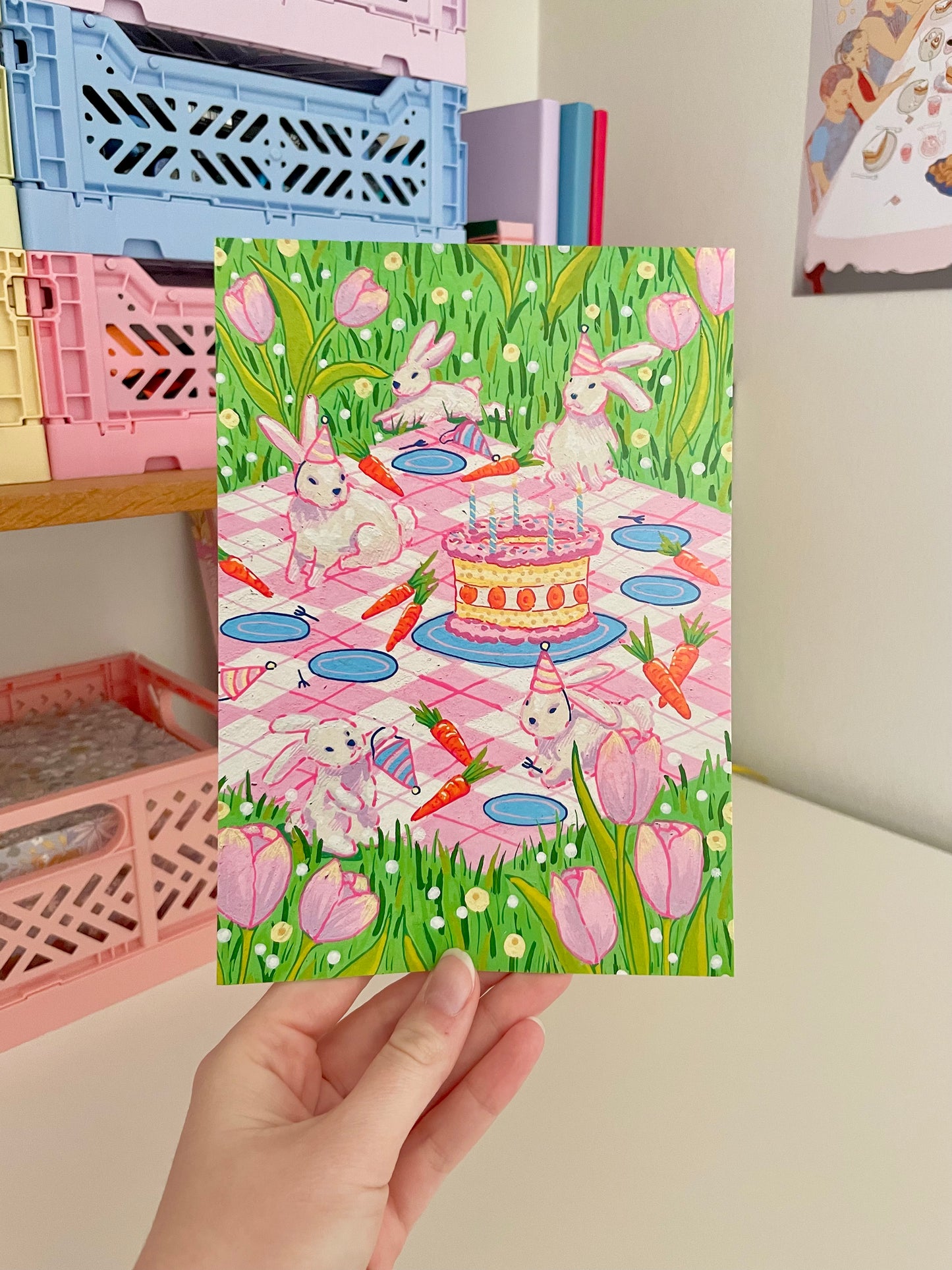 Kaninfødselsdag | Miniprint
